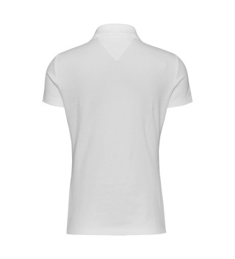 Tommy Jeans Polo slim essenziale bianca