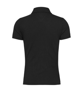 Tommy Jeans Polo essenziale slim nera