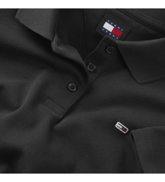 Tommy Jeans Polo slim Essential negro