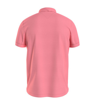 Tommy Jeans Polo Slim Logo roze