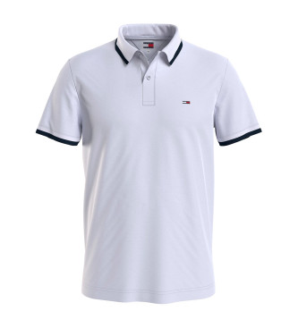 Tommy Jeans Solid white polo shirt