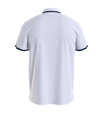 Tommy Jeans Jednolita biała koszulka polo