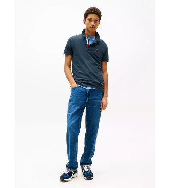 Tommy Jeans TJM Slim camisa plo da marinha