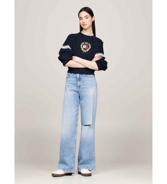 Tommy Jeans Granatowa bluza baggy Tommy Prep