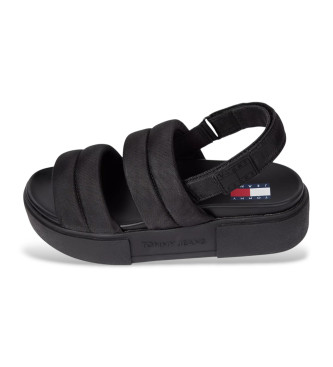 Tommy Jeans Sandali con plateau neri