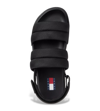 Tommy Jeans Sandales  plateforme noires