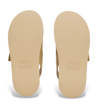 Tommy Jeans Sandalias Wedge beige