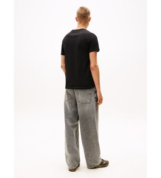 Tommy Jeans Set di 2 magliette nere extra slim in maglia