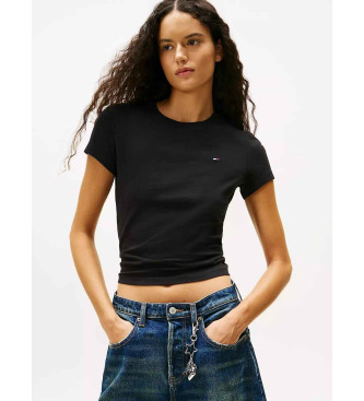 Tommy Jeans Lot de trois T-shirts rose, blanc, noir