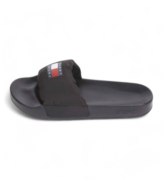 Tommy Jeans Chanclas Puff negro