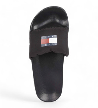 Tommy Jeans Sorte Puff Flip Flops