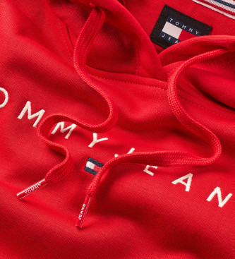 Tommy Jeans Sweatshirt basique rouge