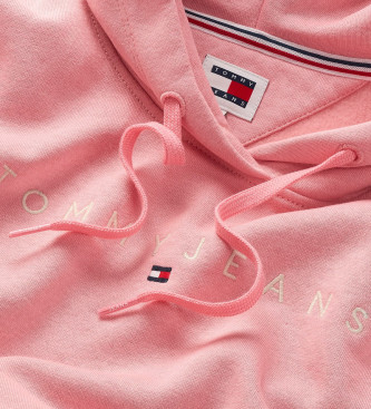 Tommy Jeans Basic sweatshirt roze