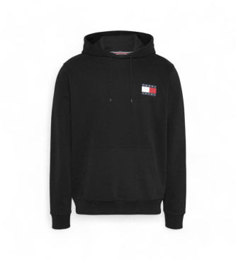 Tommy Jeans Httetrje med snre og logo, sort