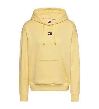 Tommy Jeans Pache Yellow Loose Fit Sweatshirt med htte