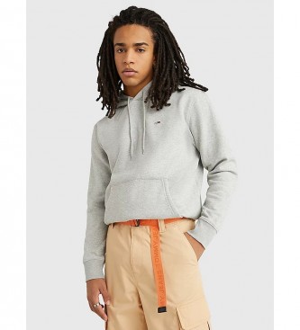 Tommy Jeans Tjm Regular Fleece Hooded Sweatshirt Grijs