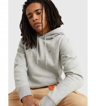 Tommy Jeans Tjm Regular Fleece Hooded Sweatshirt Grijs