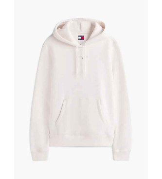 Tommy Jeans Mikina s kapuco z belim linearnim logotipom