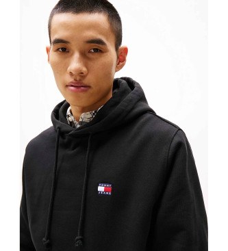 Tommy Jeans Tommy hooded sweatshirt with black Tommy patch