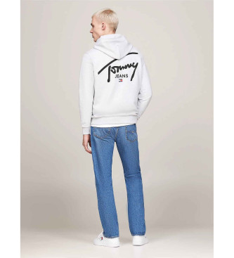 Tommy Jeans Bluza z logo Tommy'ego w kolorze szarym