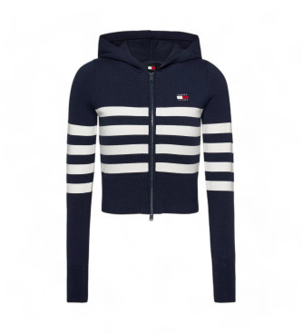 Tommy Jeans Slim fit sweatshirt with hood and navy patch