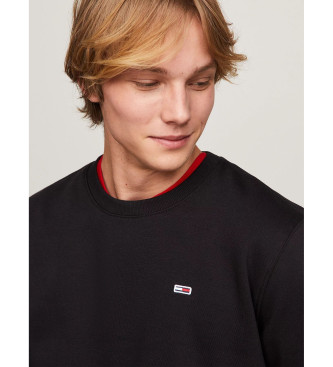 Tommy Jeans Black fleece sweatshirt