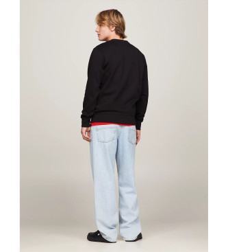 Tommy Jeans Black fleece sweatshirt