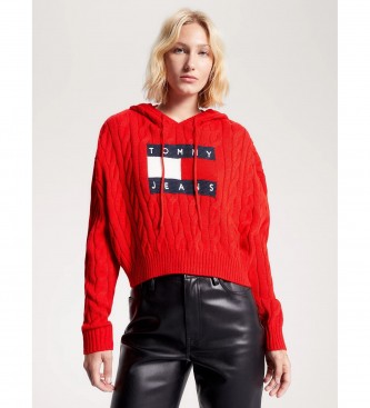 Tommy jeans branded hem hood Clearance