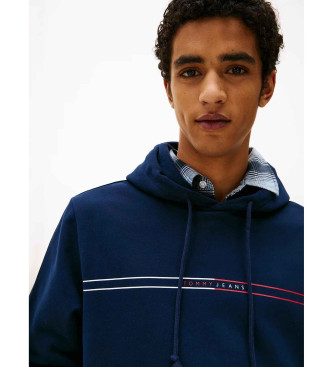 Tommy Jeans Felpa con grafica Navy Entry