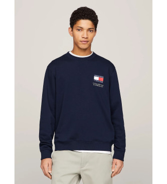 Tommy Jeans Essential Sweatshirt med marinbl logotyp