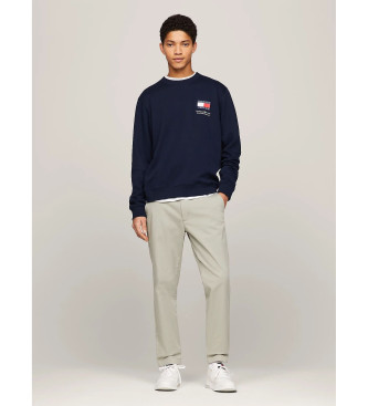 Tommy Jeans Sweatshirt Essential com logtipo da marinha