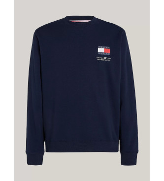 Tommy Jeans Sweatshirt Essential com logtipo da marinha