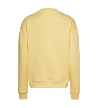 Tommy Jeans Sweatshirt ample avec Pache jaune