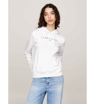 Tommy Jeans Sudadera Linear blanco