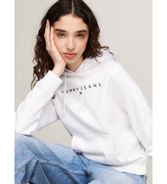 Tommy Jeans Lineair sweatshirt wit