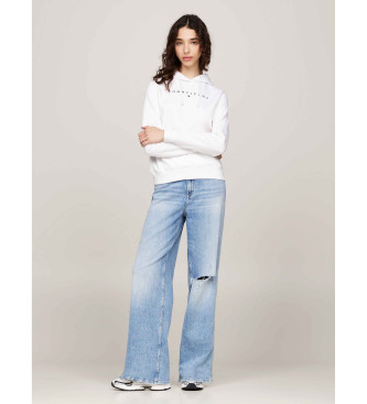 Tommy Jeans Sweatshirt linaire blanc