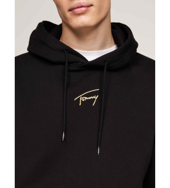 Tommy Jeans Sweatshirt med karakteristisk logo guld, sort