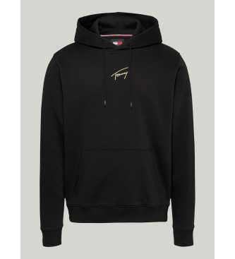 Tommy Jeans Sweatshirt med karakteristisk logo guld, sort