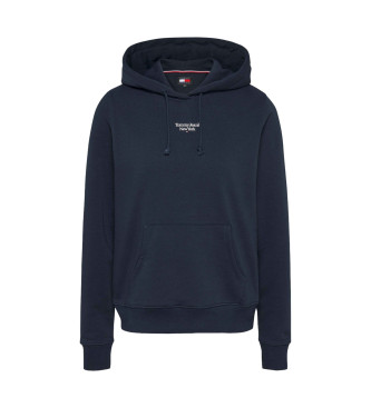 Tommy Jeans Marinefarbenes Logo-Sweatshirt