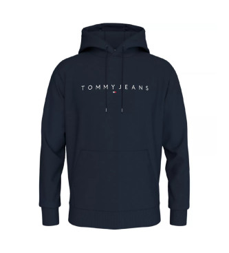 Tommy Jeans Sweater Regular Lineair Logo marine