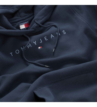 Tommy Jeans Granatowa bluza o regularnym kroju