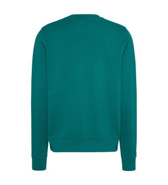Tommy Jeans Sweatshirt Vert tonal