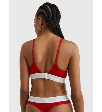 Tommy Jeans Bralette Archive Bra without Padding red