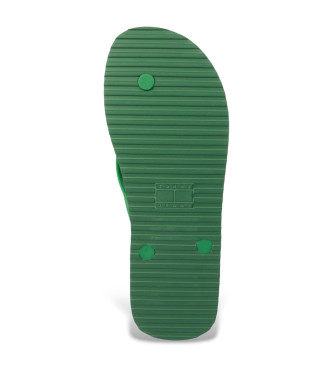 Tommy Jeans Tongs vert plage