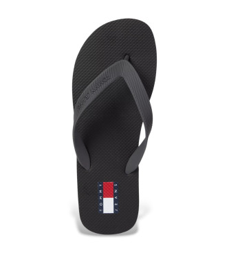 Tommy Jeans Chanclas Beach negro