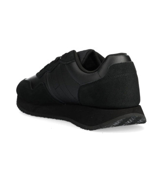 Tommy Jeans Zapatillas de piel modern runner negro
