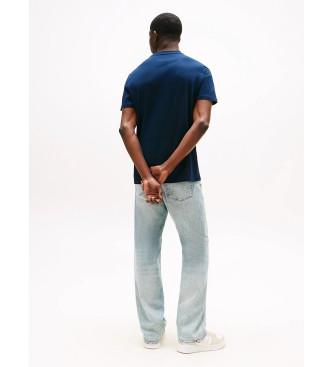 Tommy Jeans T-Shirt mit markantem Logo in Marineblau