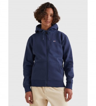Tommy Jeans Fleece sweatshirt med htte, navy