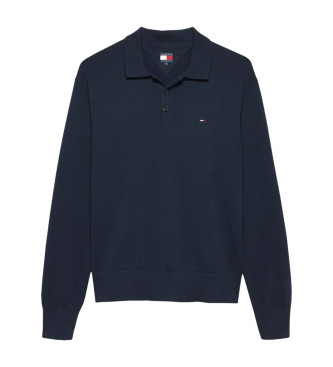 Tommy Jeans Sweter Slim Essential w kolorze granatowym