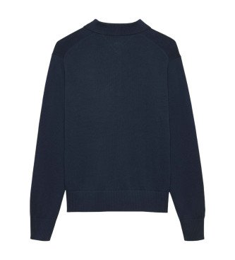 Tommy Jeans Sweter Slim Essential w kolorze granatowym